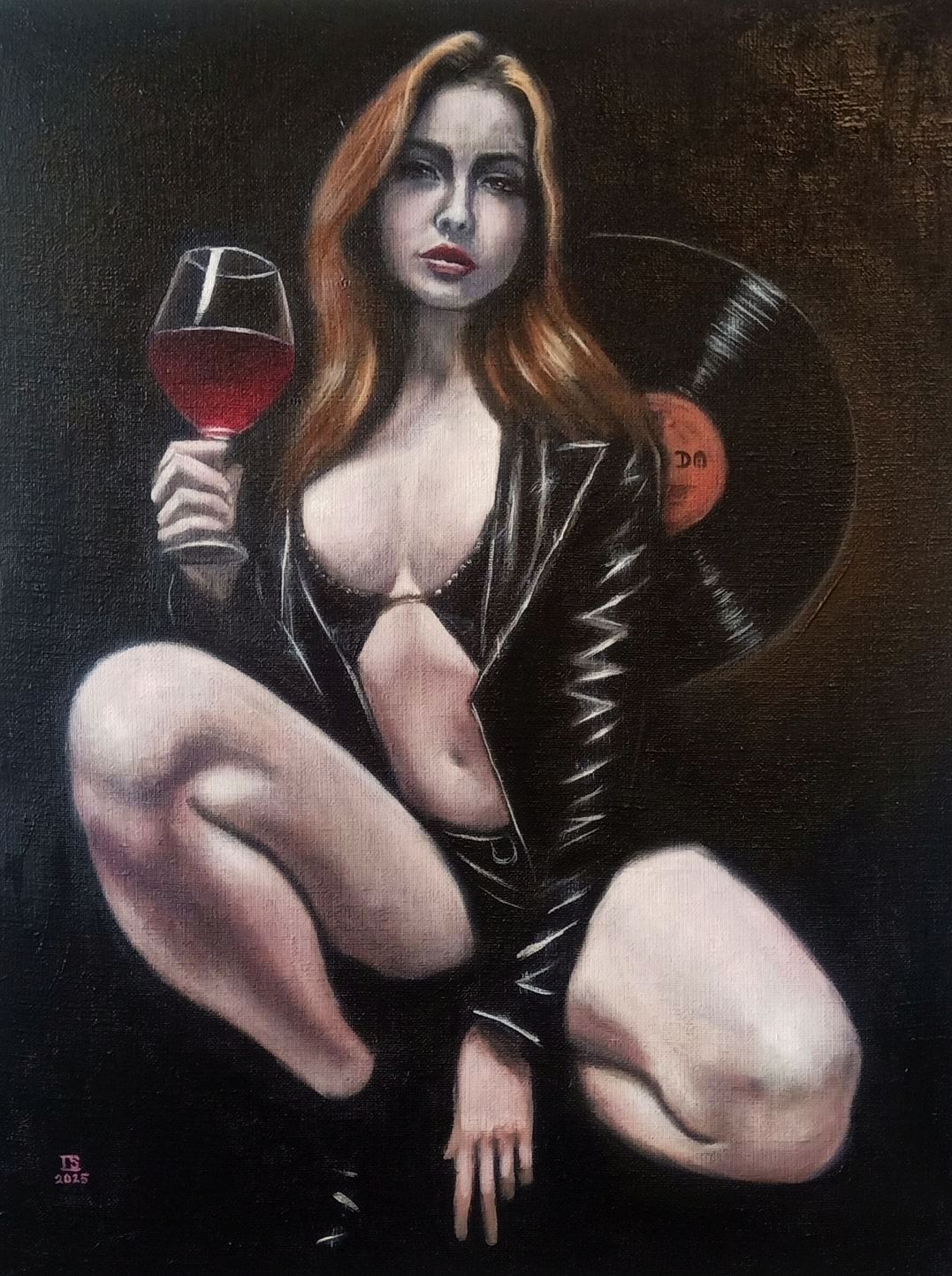 Víno, ženy a Depeche Mode 90x70cm 28 000Kč