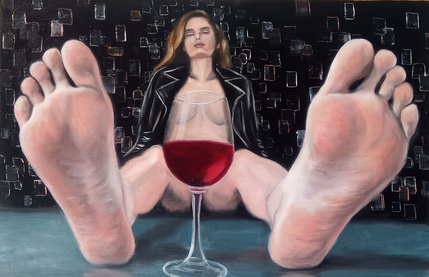 Afterparty 60x90cm 2026 22 000Kč